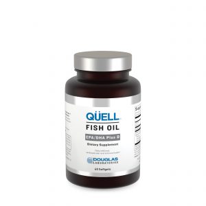 Quell Fish Oil EPA DHA plus D3 60ct by Douglas Laboratories
