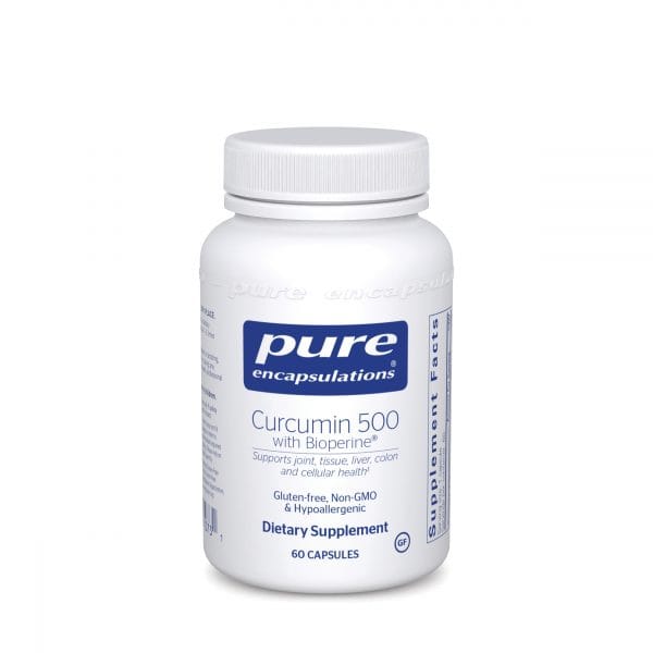 Curcumin 500 with Bioperine 60ct by Pure Encapsulations