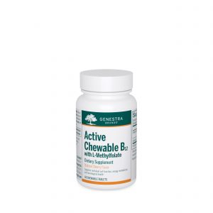 Active Chewable B12 with L-Methylfolate 60ct by Genestra Brands