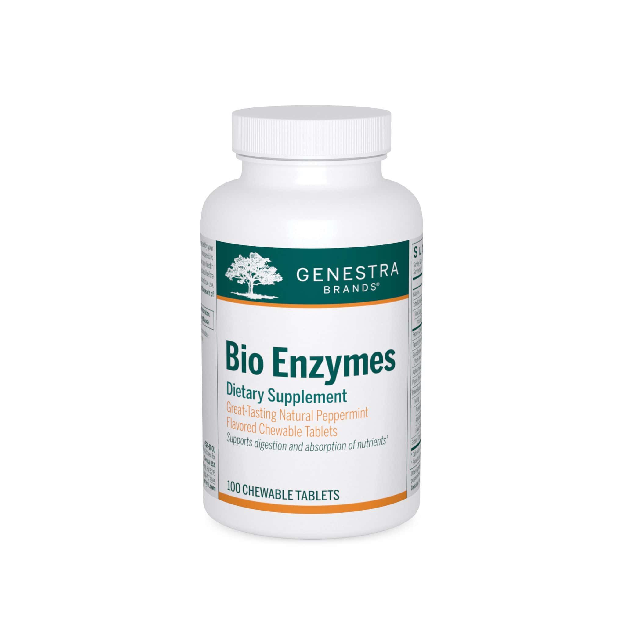 Bio Enzymes 100ct Genestra Brands Powerful Digestive Support!