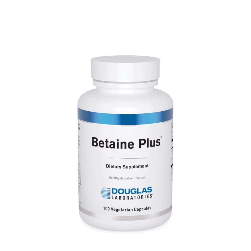 Betaine Plus 100/250ct Douglas Labs Powerful Digestive Enzymes Support!