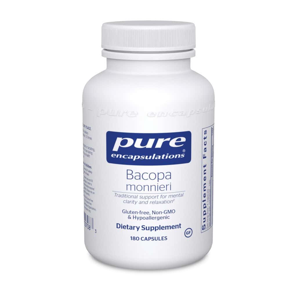 Bacopa Monnieri Ct Pure Encapsulations Powerful Cognitive Support