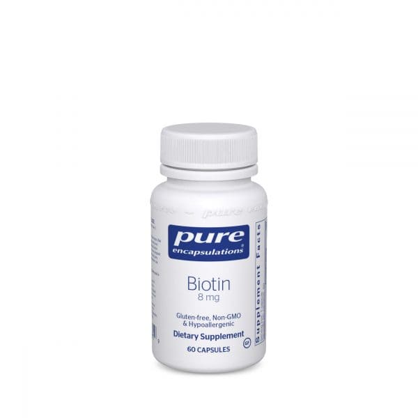 Biotin 8 mg 60ct by Pure Encapsulations