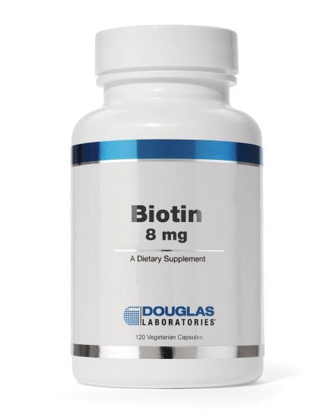 Biotin 8 mg 120ct by Douglas Laboratories