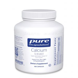 Calcium Citrate 180ct by Pure Encapsulations