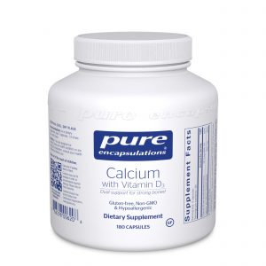 Calcium with Vitamin D3 180ct by Pure Encapsulations