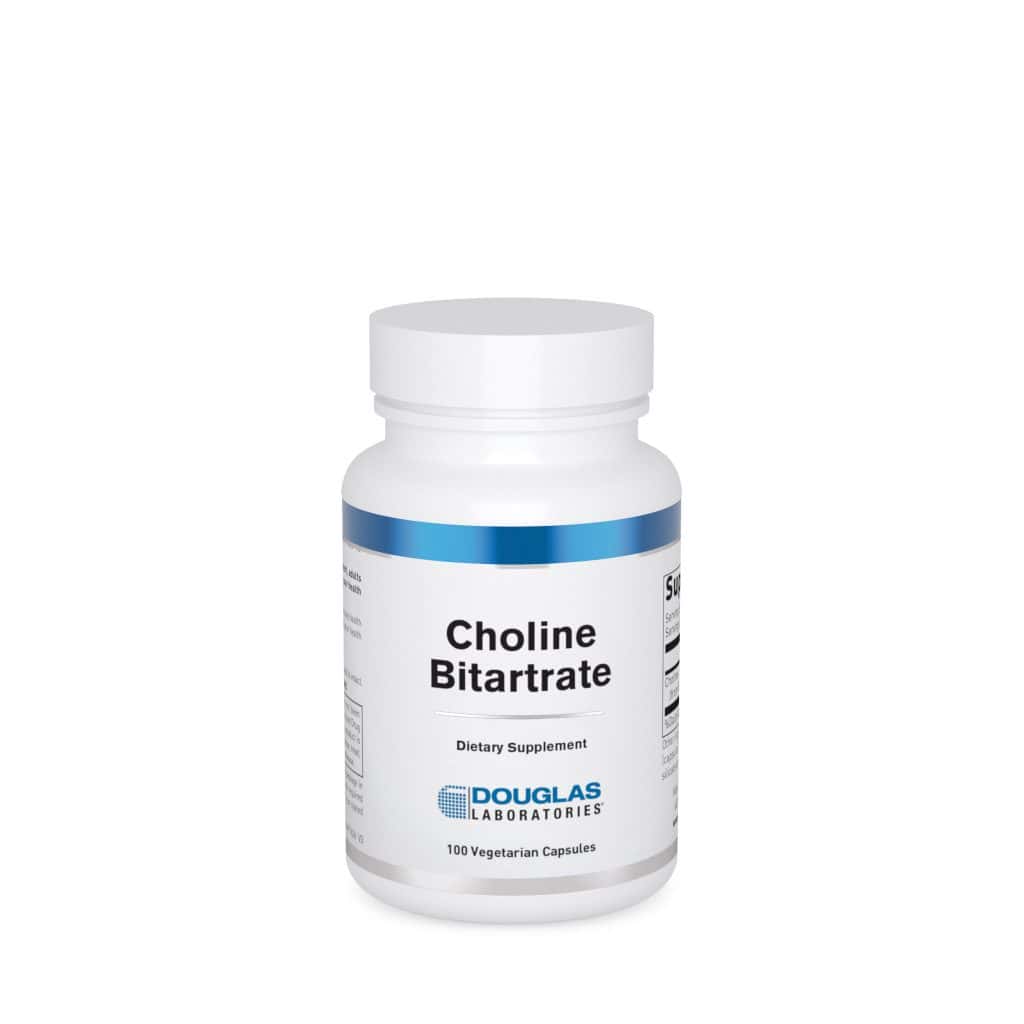 Choline Bitartrate 100ct Douglas Labs Powerful Mineral Support!