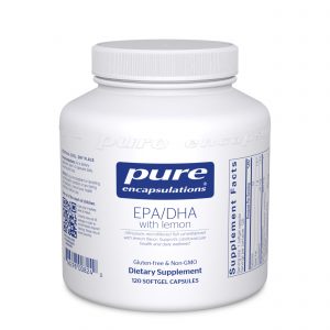 EPA/DHA with lemon 120ct by Pure Encapsulations