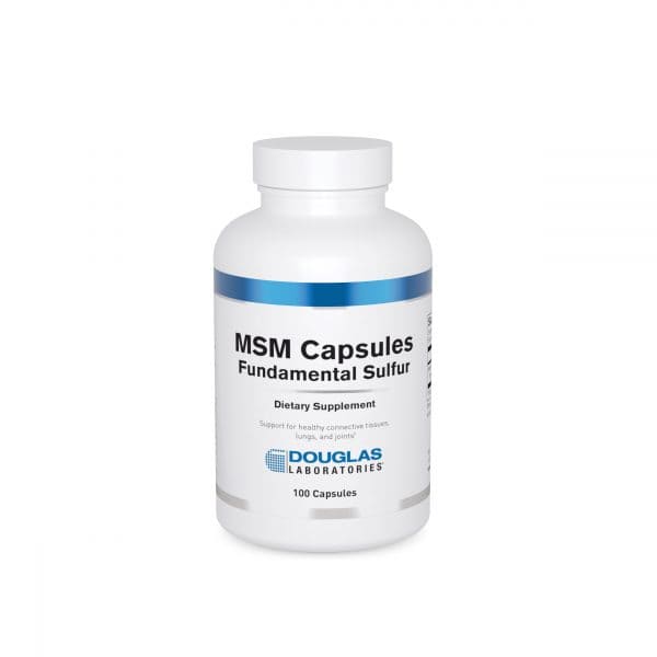 MSM Capsules 100ct by Douglas Laboratories