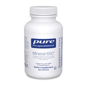 Mineral 650 180ct by Pure Encapsulations
