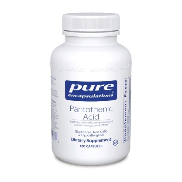 Pantothenic Acid 120ct by Pure Encapsulations