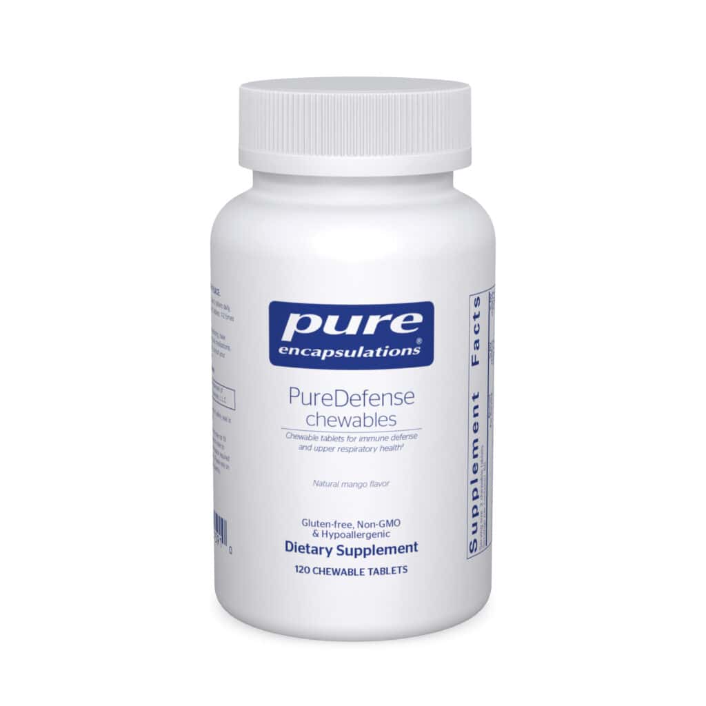 PureDefense chewables 120ct Pure Encapsulations Powerful Immune