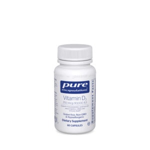 Vitamin D3 250 mcg 10000 IU 60ct by Pure Encapsulations