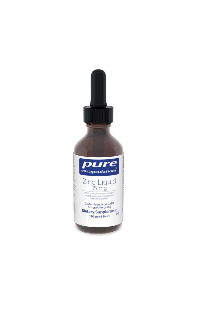 Zinc liquid 15 mg 120 ml Pure Encapsulations Powerful Immune Support!