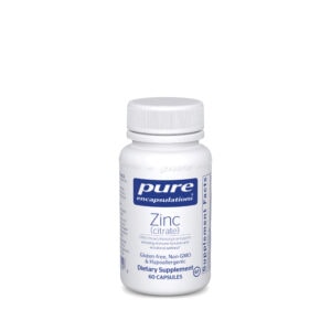 Zinc citrate 60ct by Pure Encapsulations