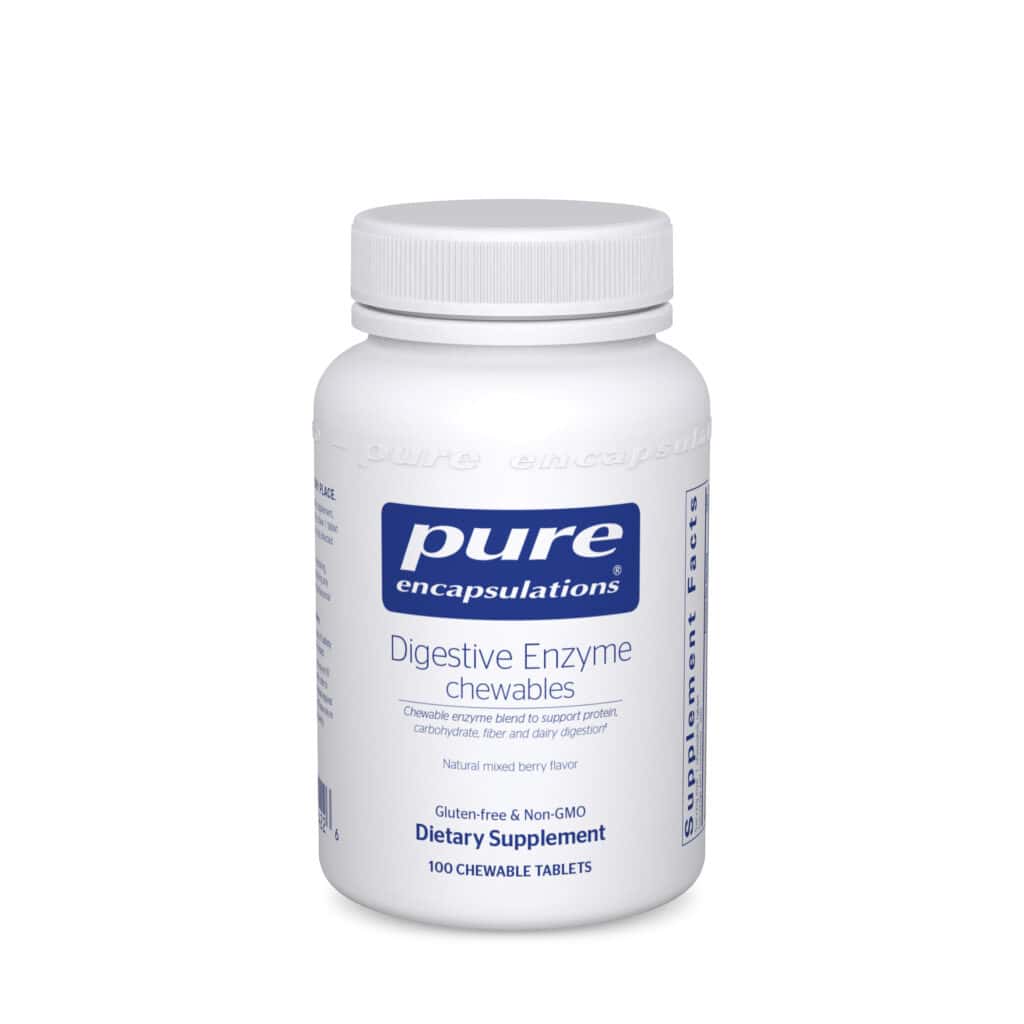 Digestive Enzyme chewables 100ct Pure Encapsulations Powerful Digestive Support!