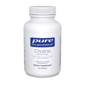 Choline (bitartrate) 100ct Pure Encapsulations