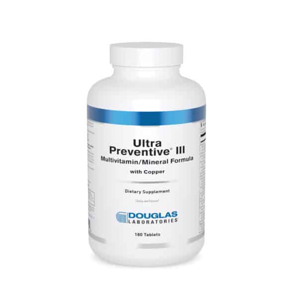 Ultra Preventive III with Copper (tablets) 180ct by Douglas Laboratories
