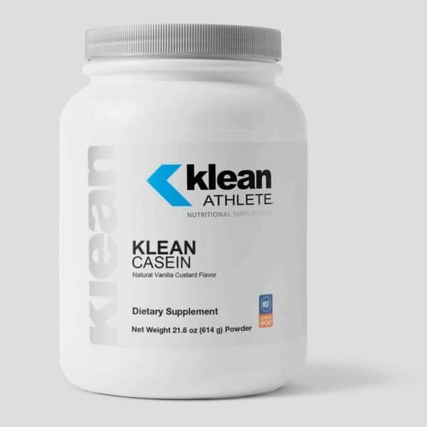 Klean Casein Protein Vanilla Custard 614 g by Klean Athlete