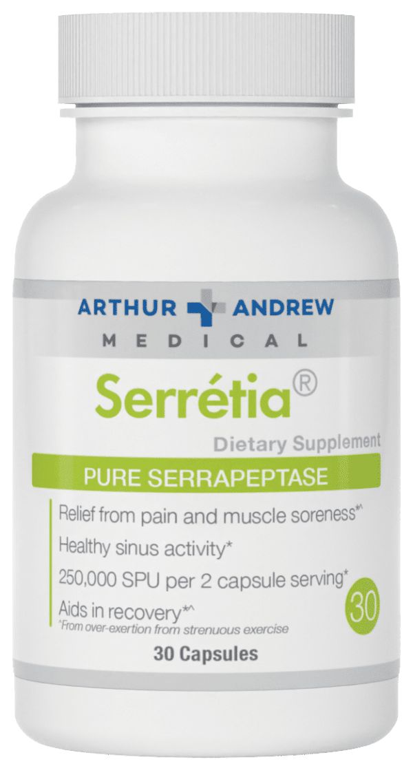 Serrétia Serrapeptase 30ct by Arthur Andrew Medical Inc.