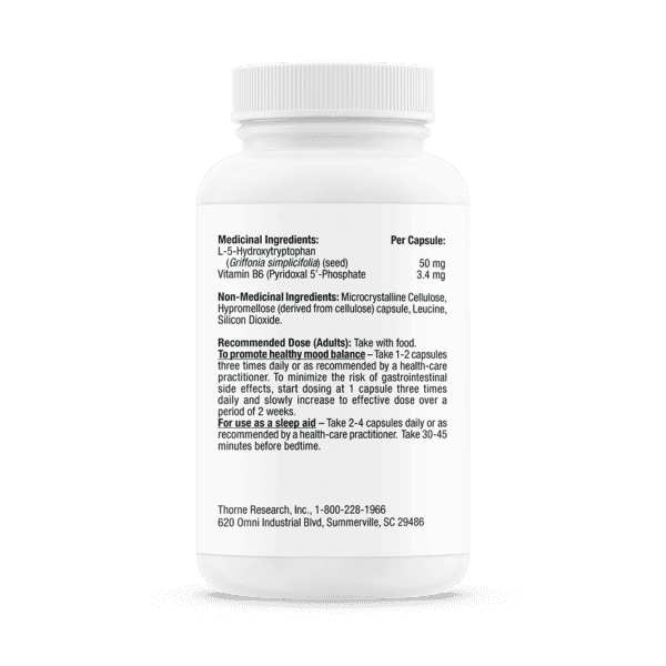 5-Hydroxytryptophan 90ct by Thorne Back