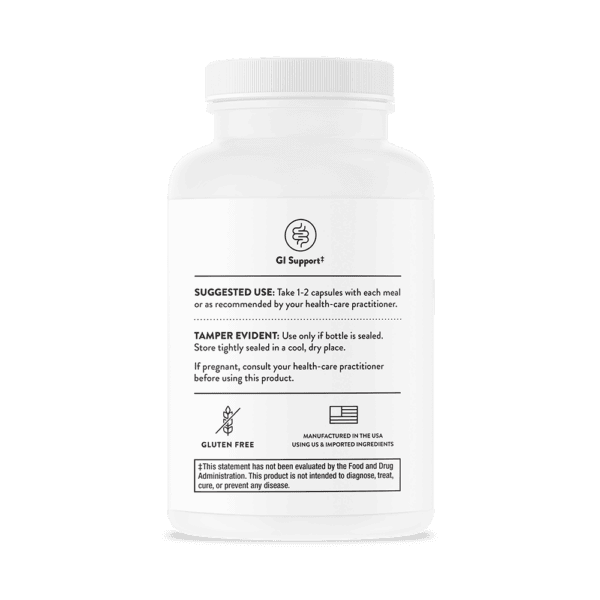 Advanced Digestive Enzymes 180ct by Thorne Side