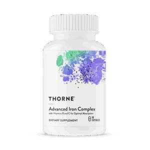 Advanced Iron Complex 60ct by Thorne Front