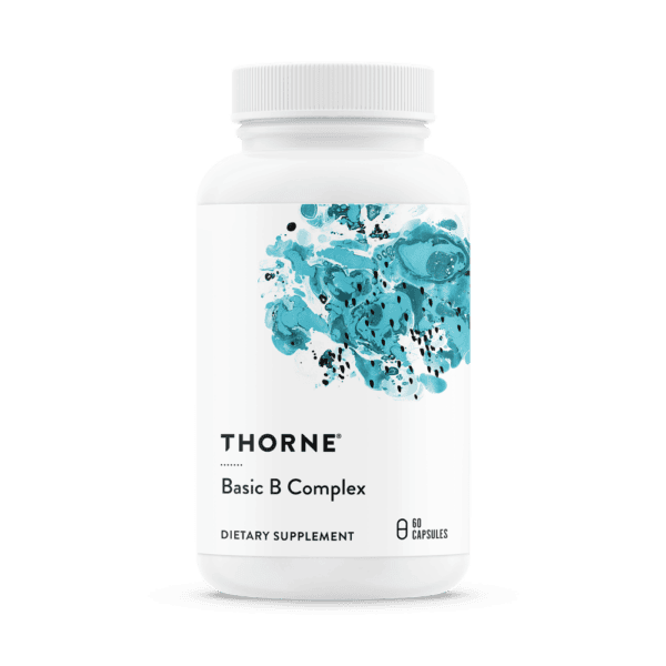 Basic B Complex 60ct by Thorne Front