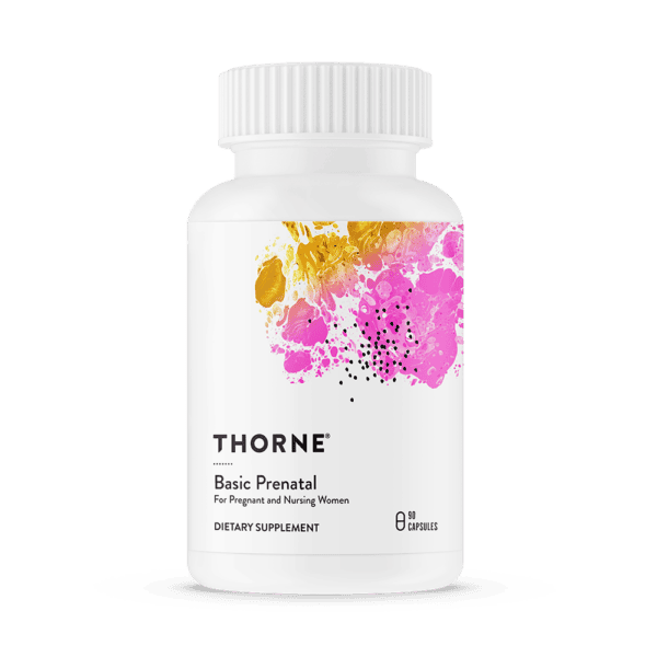 Basic Prenatal 90ct by Thorne Front