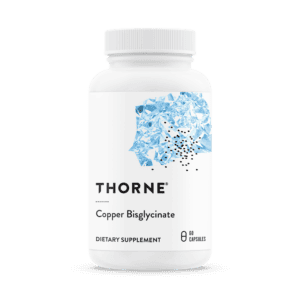 Copper Bisglycinate 60ct by Thorne Front