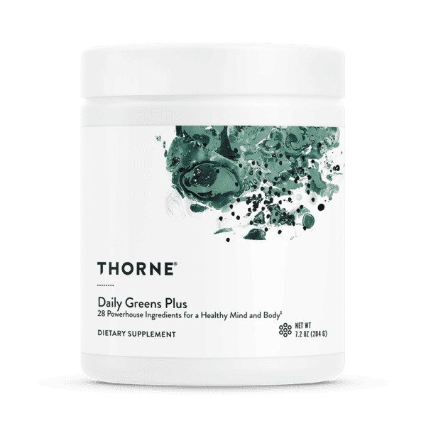 Daily Greens Plus 204 g by Thorne Front