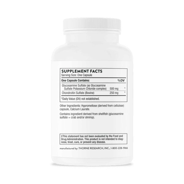 Glucosamine & Chondroitin 90ct by Thorne Back