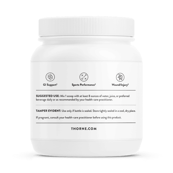 L-Glutamine Powder 513 g by Thorne Side