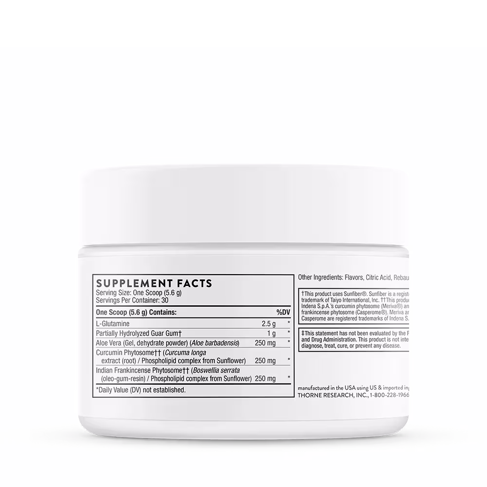 Leaky Gut Support 168 g by Thorne Back