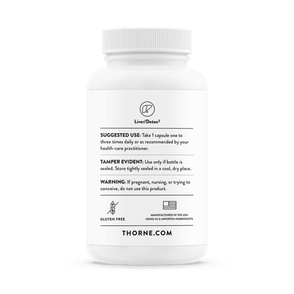 Liver Cleanse 60ct by Thorne Side