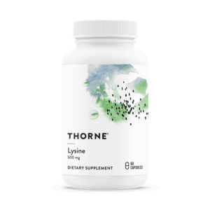 Lysine 60ct by Thorne Front