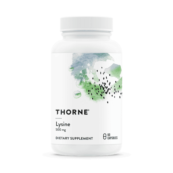 Lysine 60ct by Thorne Front