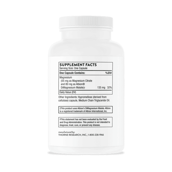 Magnesium CitraMate 90ct by Thorne Back
