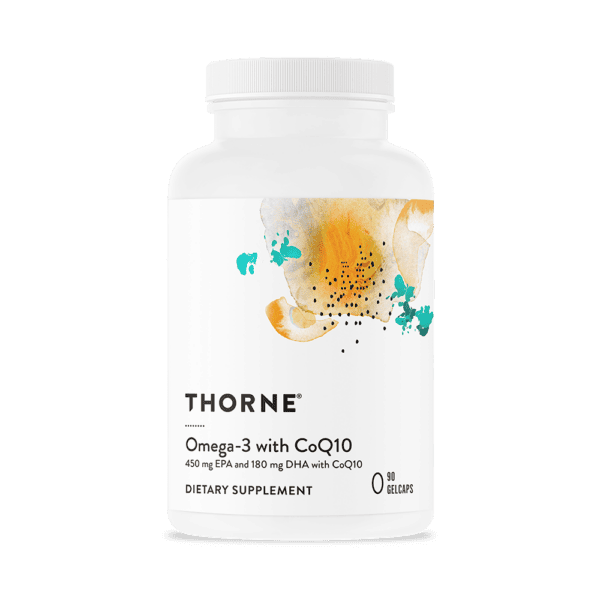 Omega-3 with CoQ10 90ct by Thorne Front