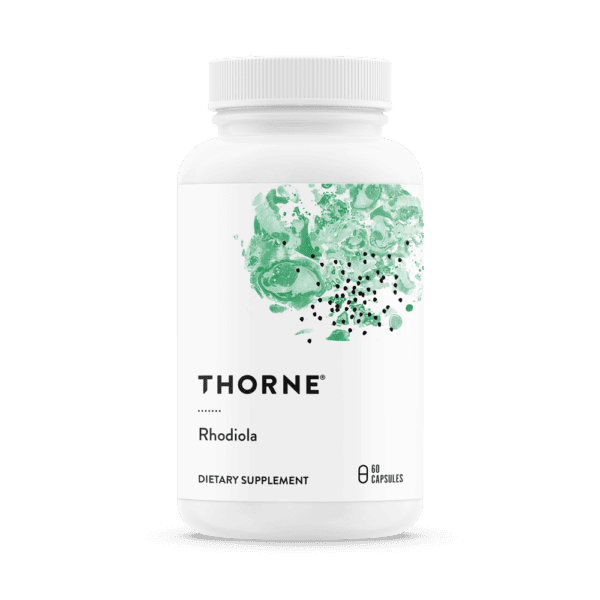 Rhodiola 60ct by Thorne Front
