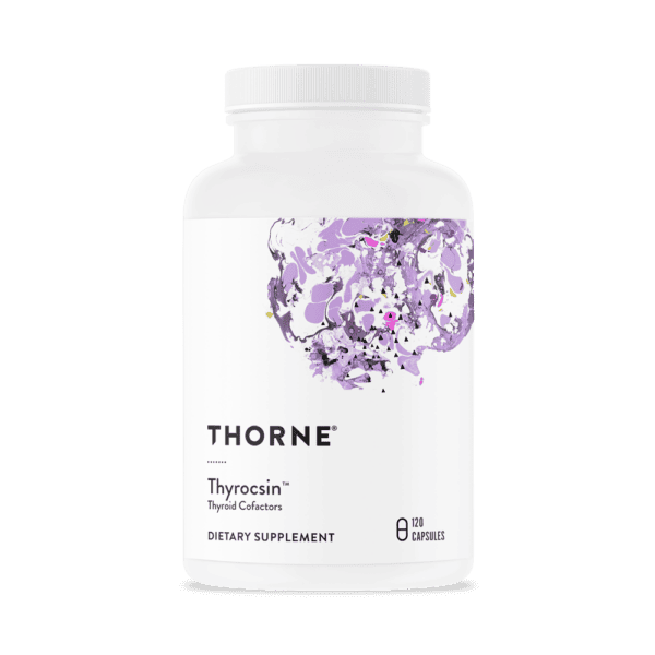 Thyrocsin 120ct by Thorne Front