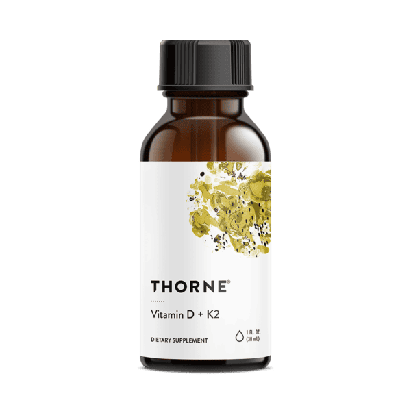 Vitamin D + K2 Liquid 1200d by Thorne Front