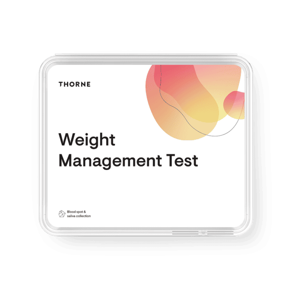 Weight Management Test $249 by Thorne Front