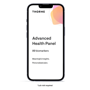 Advanced Health Panel $830 by Thorne Front