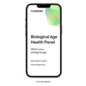 Biological Age Health Panel $95 by Thorne Front