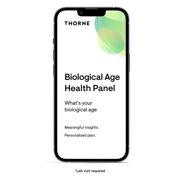 Biological Age Health Panel $95 by Thorne Front