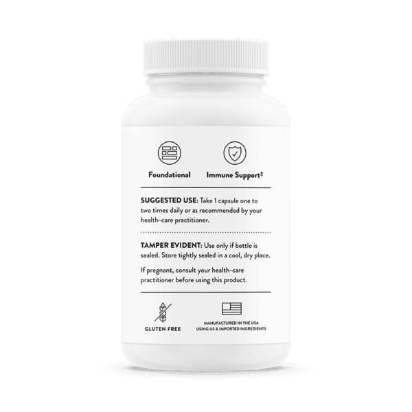 Zinc Bisglycinate 30 mg by Thorne Side