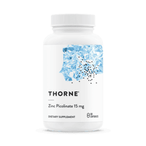 Zinc Picolinate 15 mg by Thorne Front