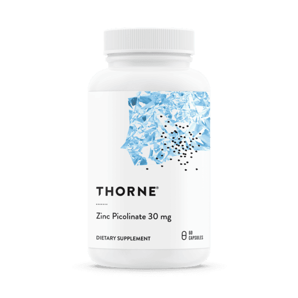 Zinc Picolinate 30 mg 60ct by Thorne Front