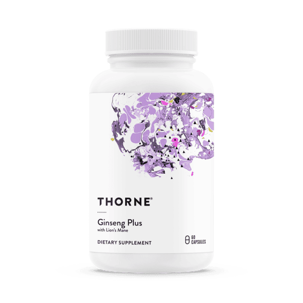 Ginseng Plus 60ct by Thorne Front